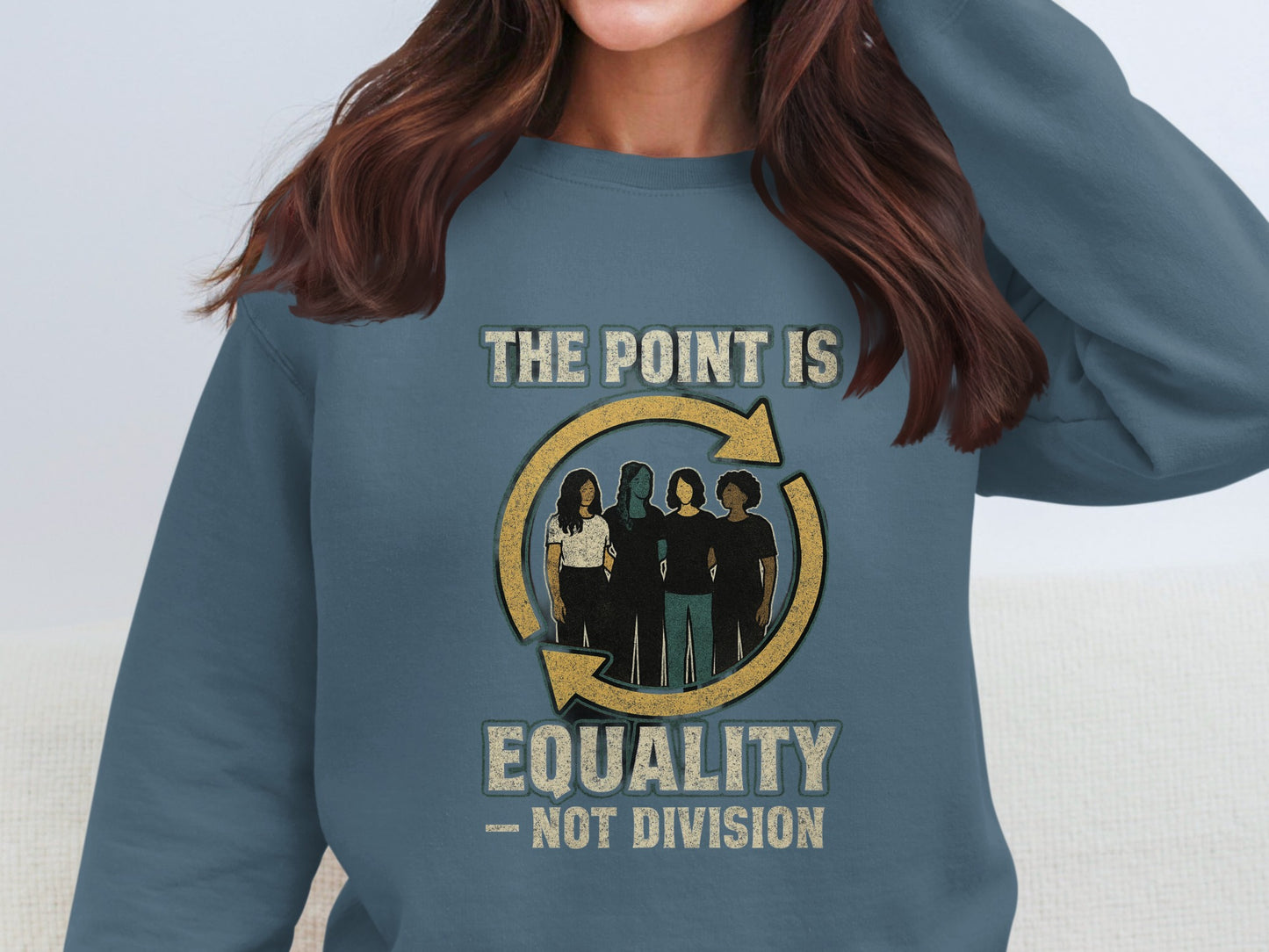The Point Is Equality Not Division Sweatshirt product type