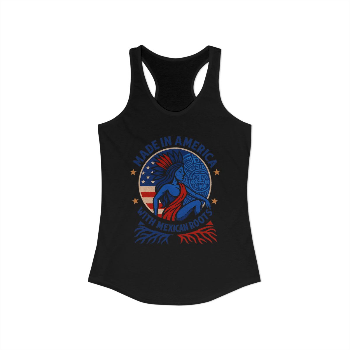 Made in America with Mexican Roots Tank Top