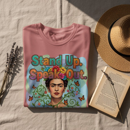 Stand Up Speak Out Colorful Graphic T-Shirt product