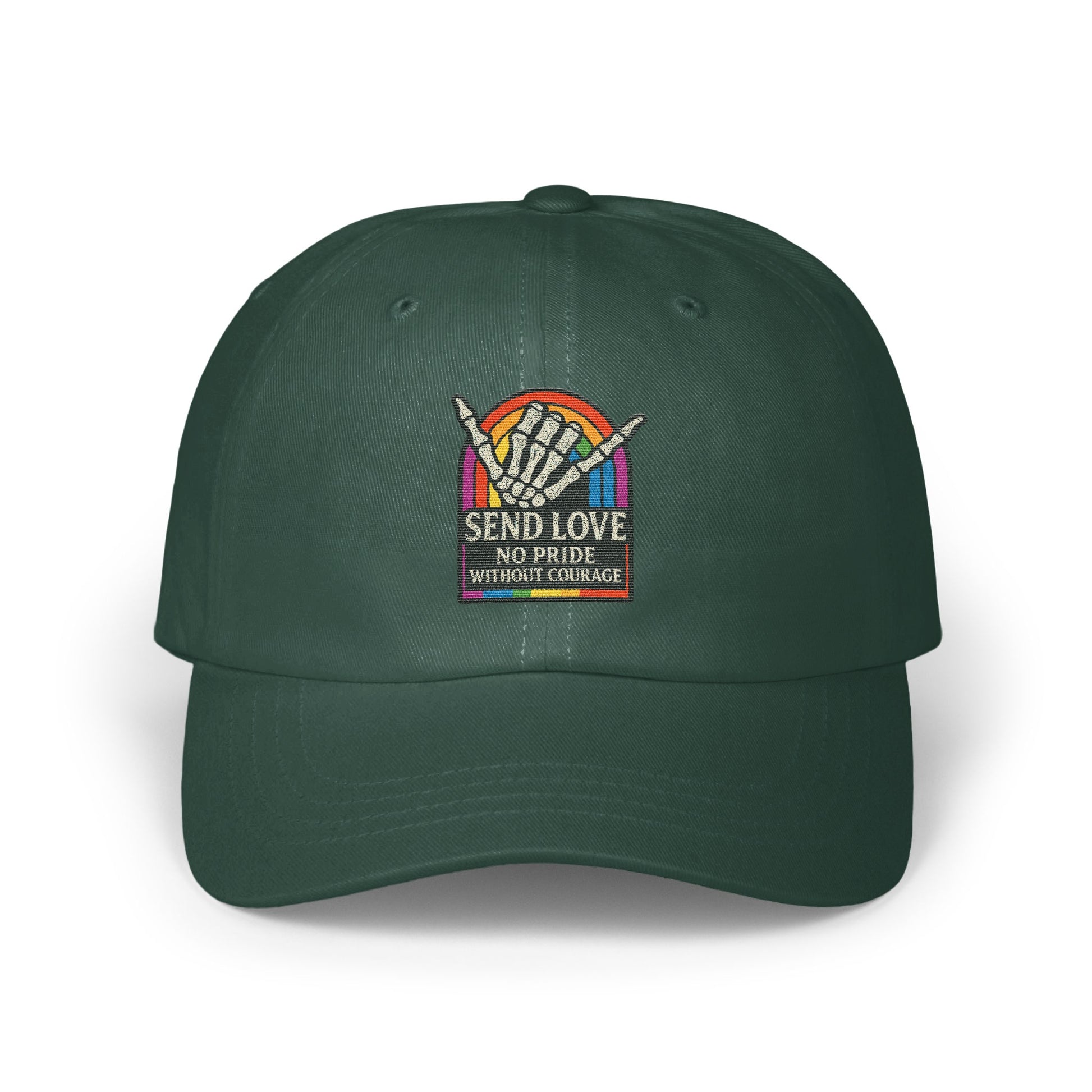 Send Love No Pride Without Courage Cap product