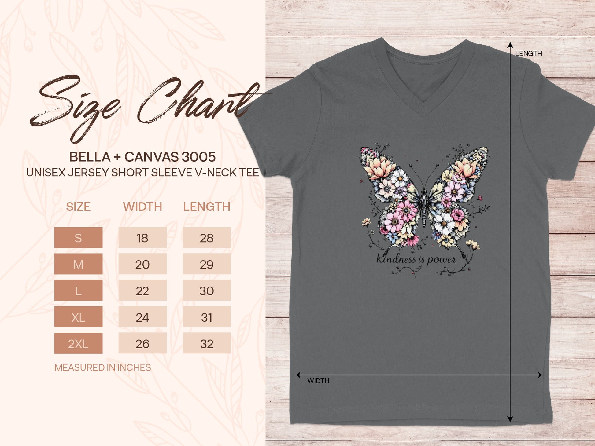 Kindness Is Power Butterfly Graphic T-Shirt product