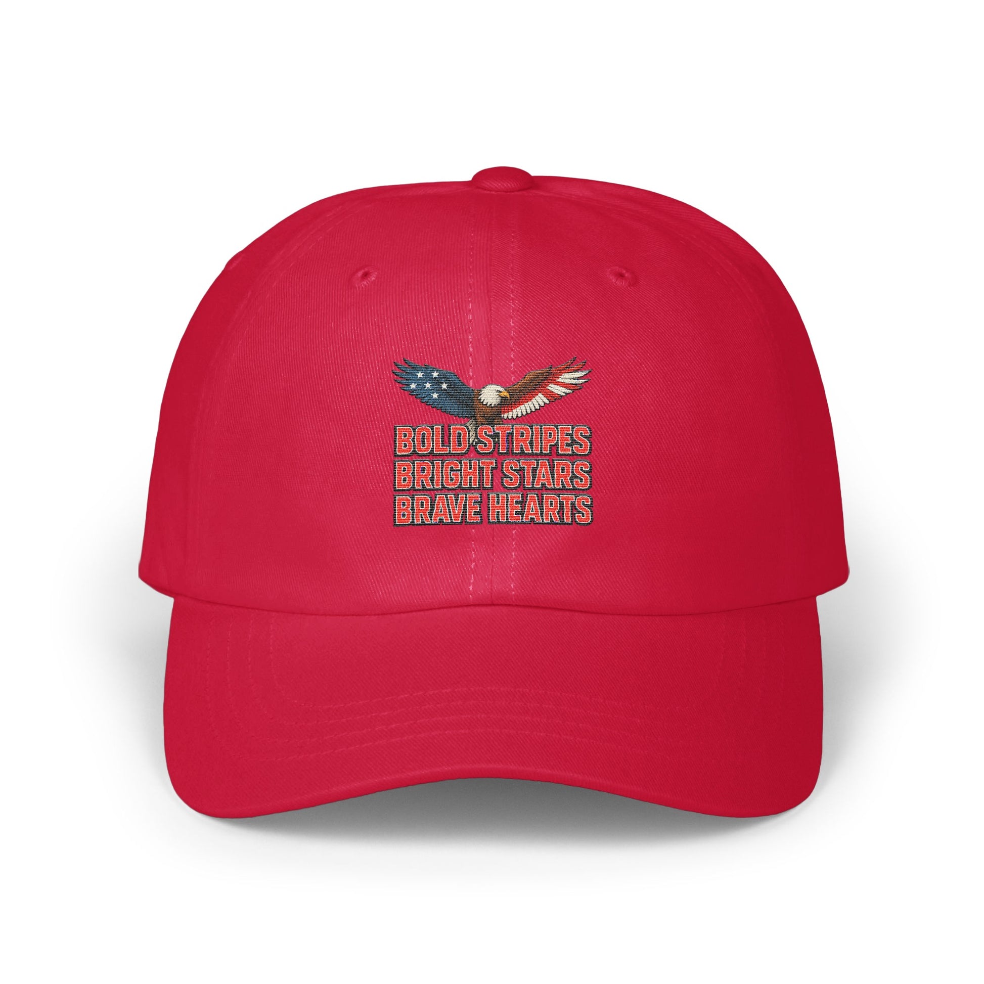 Bold Stripes Bright Stars Brave Hearts Hat product type