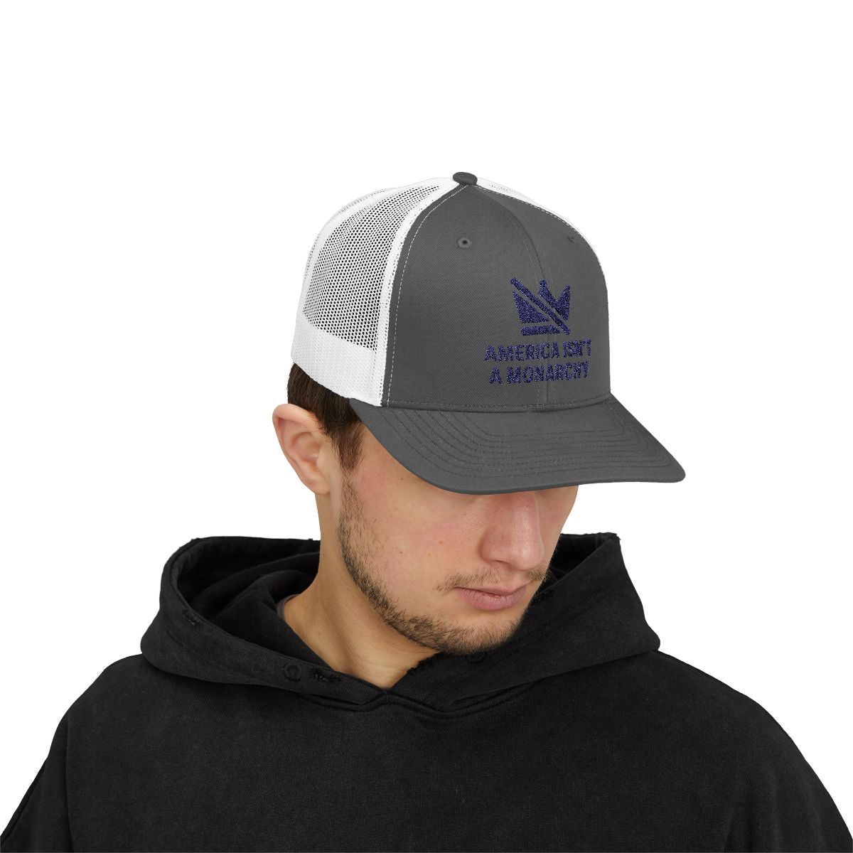America Isn't a Monarchist Embroidered Hat Product