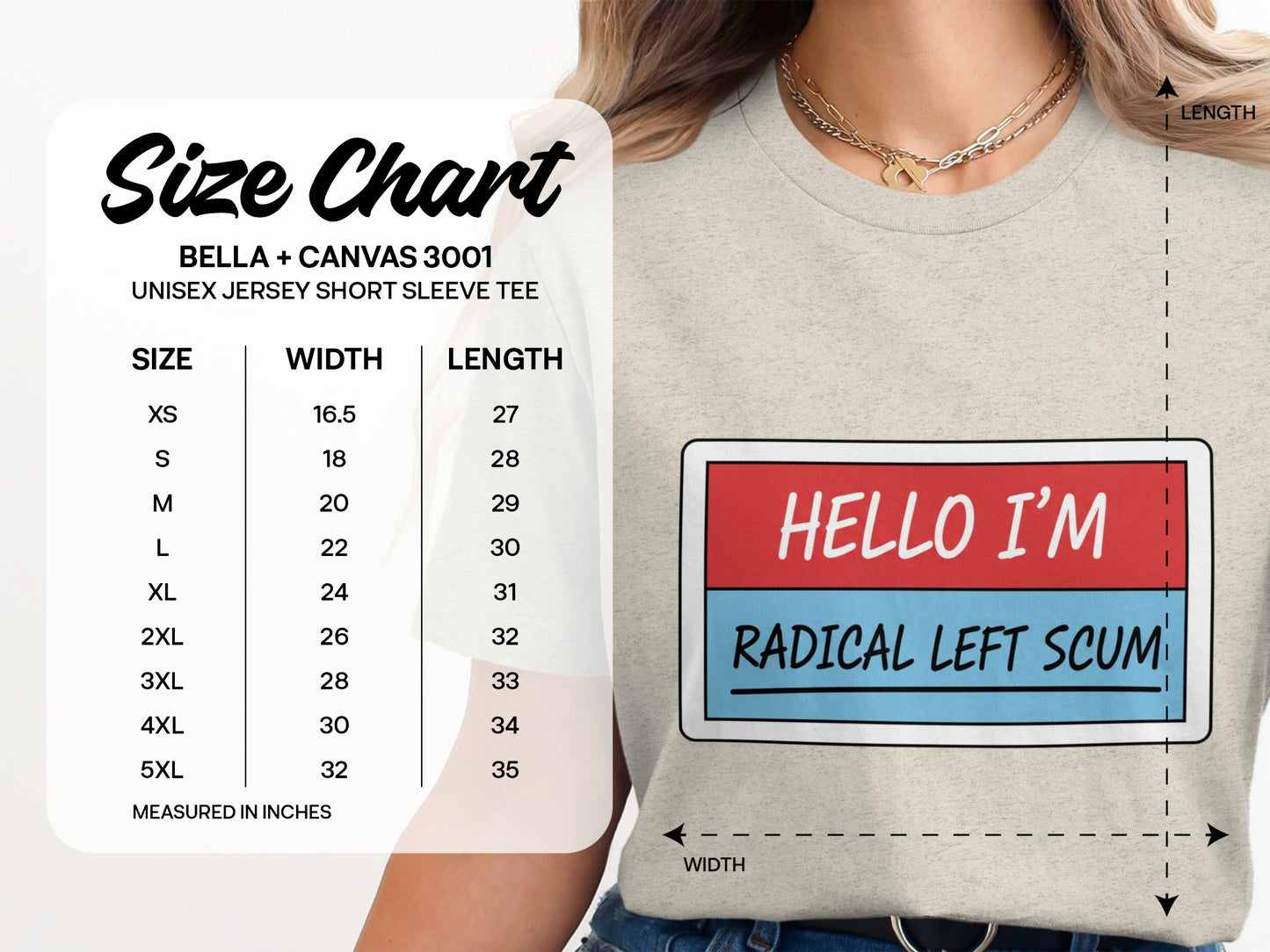 Hello I'm Radical Left Scum Unisex Jersey Short Sleeve Tee