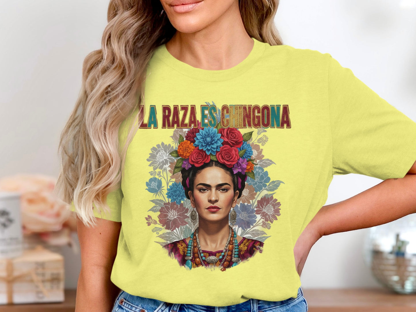 La Raza Es Chingona Graphic T-Shirt for Women