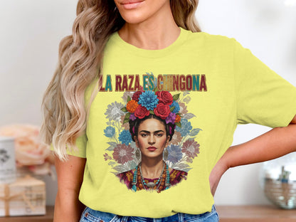 La Raza Es Chingona Graphic T-Shirt for Women