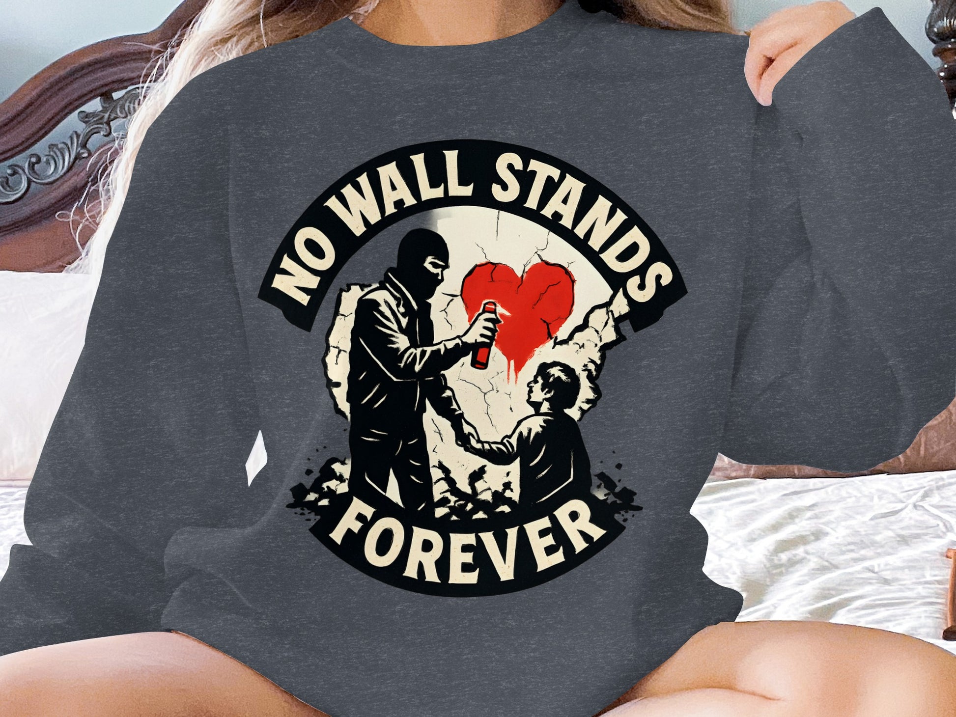 No Wall Stands Forever Graphic Sweatshirt product