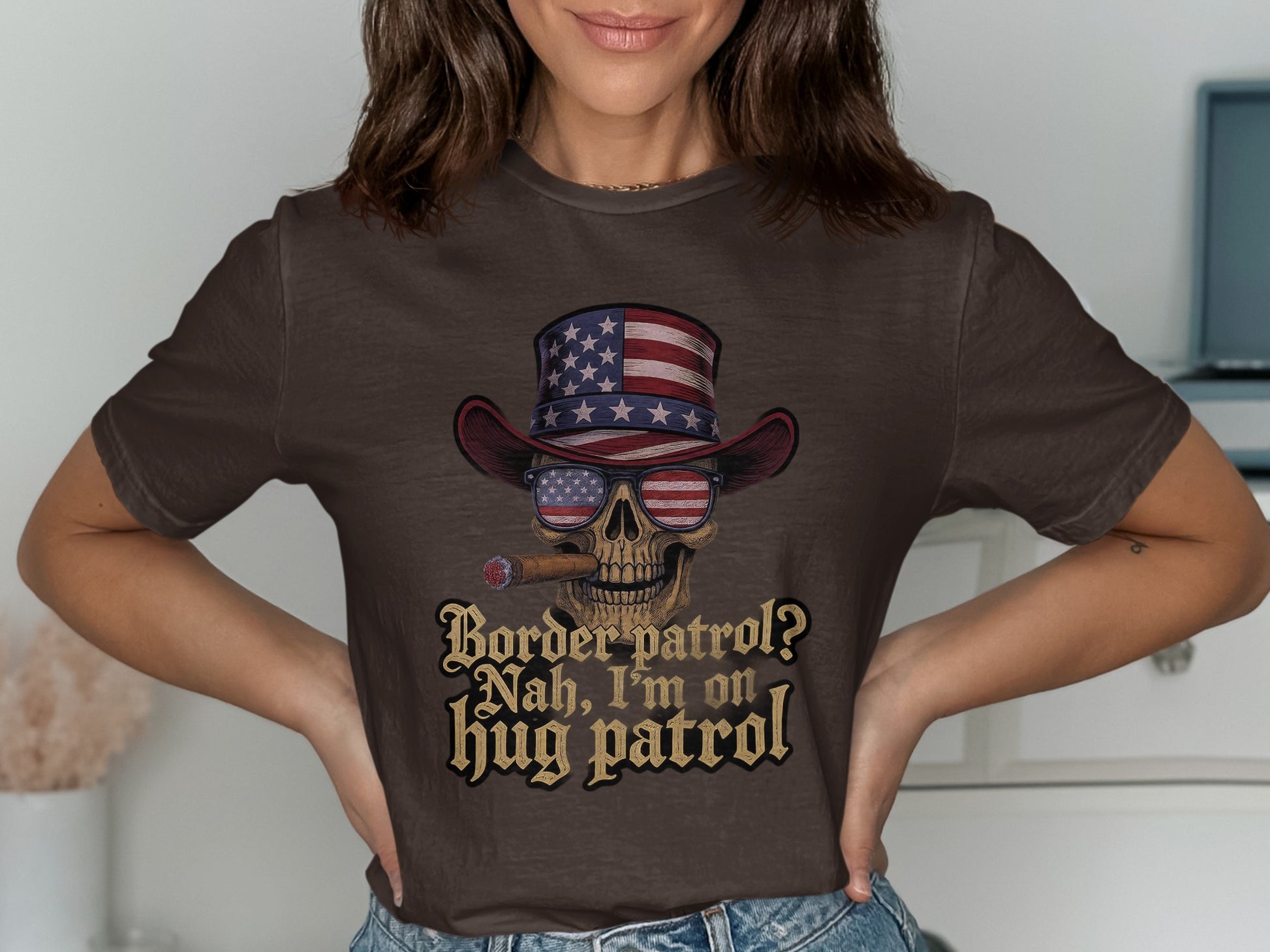 Border Patrol Nah I'm On Hug Patrol T-shirt product