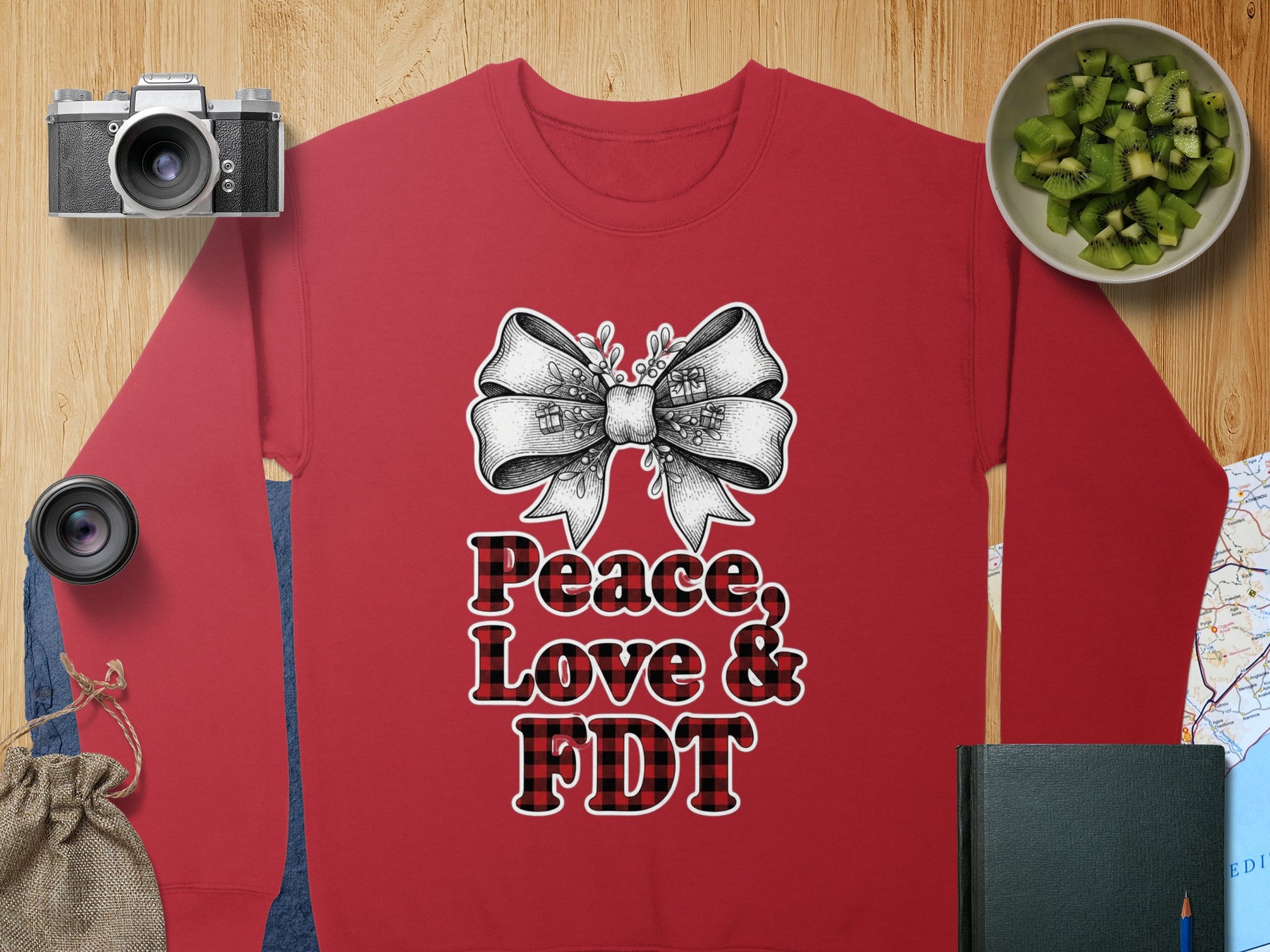 Peace Love & FDT Graphic Sweatshirt Product