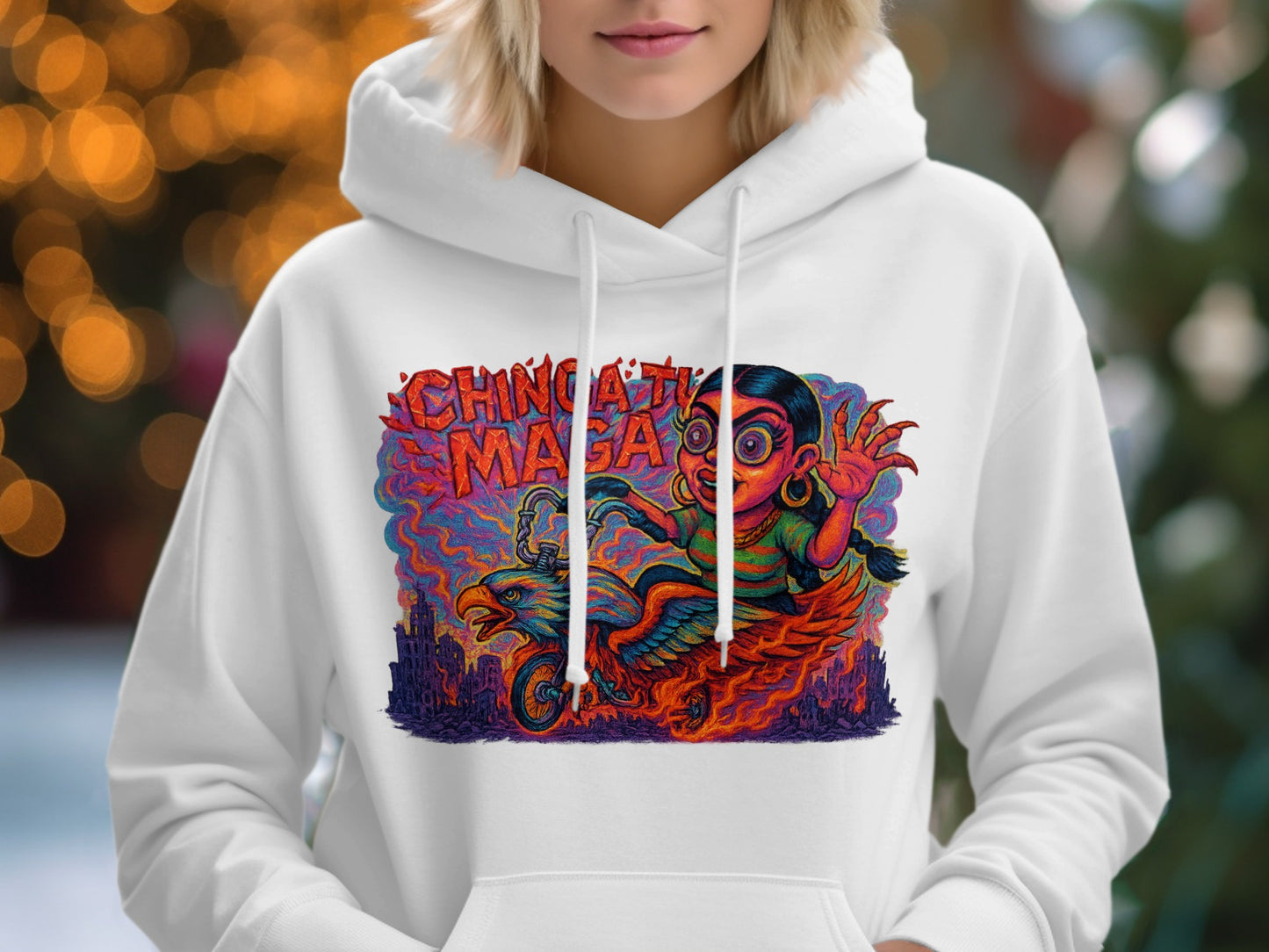 Chin Up Magic Creature Graphic Hoodie product type
