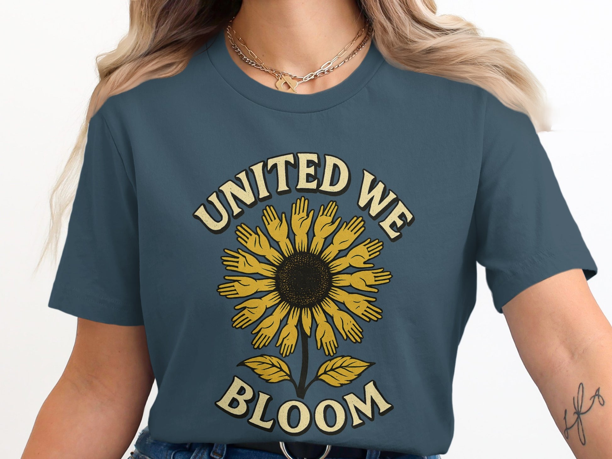 United We Bloom Graphic Shirt product