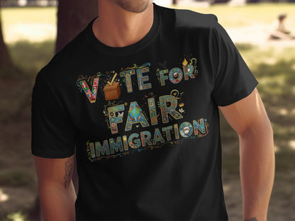 Vote for Fair Immigration Graphic Shirt