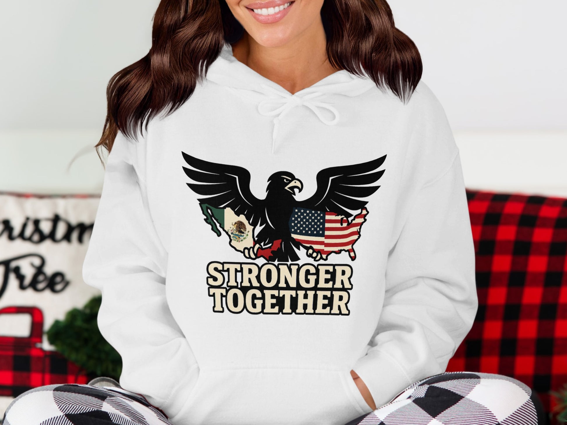 Stronger Together Eagle Graphic Hoodie product type