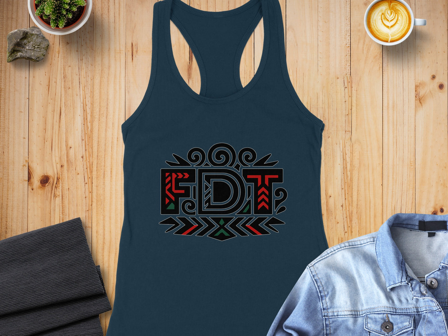 Unique Graphic Design FDT Tank Top for Stylish Wear