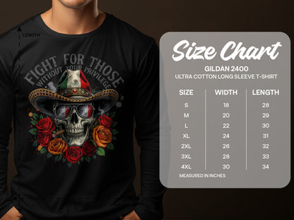 Intricate Skull T-Shirt with Hat and Roses Design