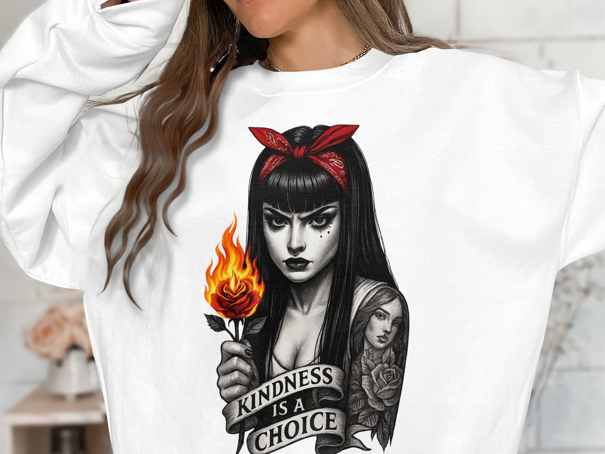 Kindness is a Choice Graphic Print Sweatshirt product type
