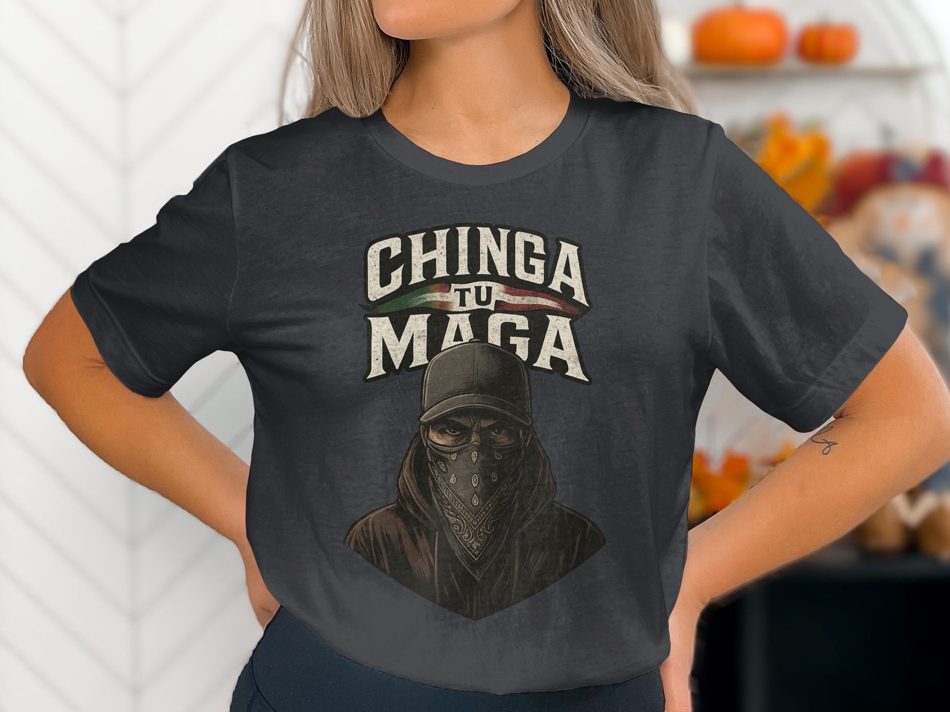 Chinga Tu Maga Graphic Tee Streetwear Apparel product