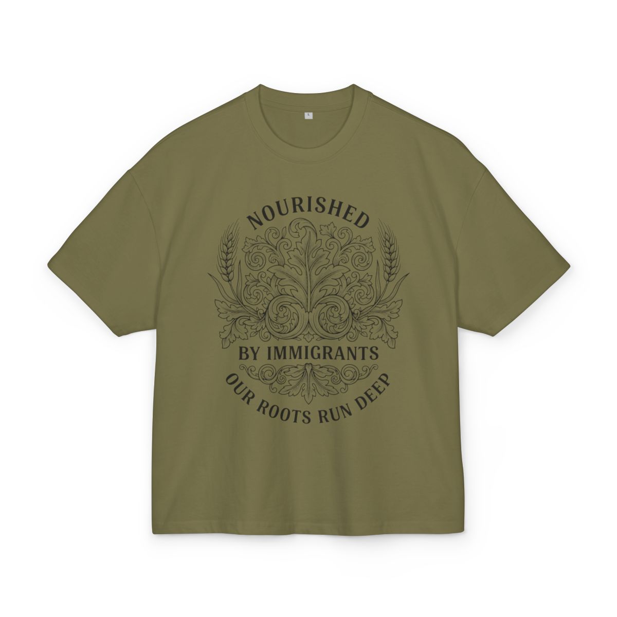 Nourished by Immigrants Our Roots Run Deep T-shirt