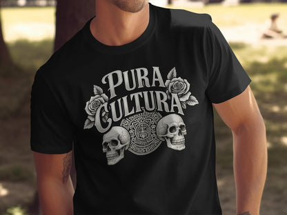 Pura Cultura Skull and Rose Graphic T-Shirt product