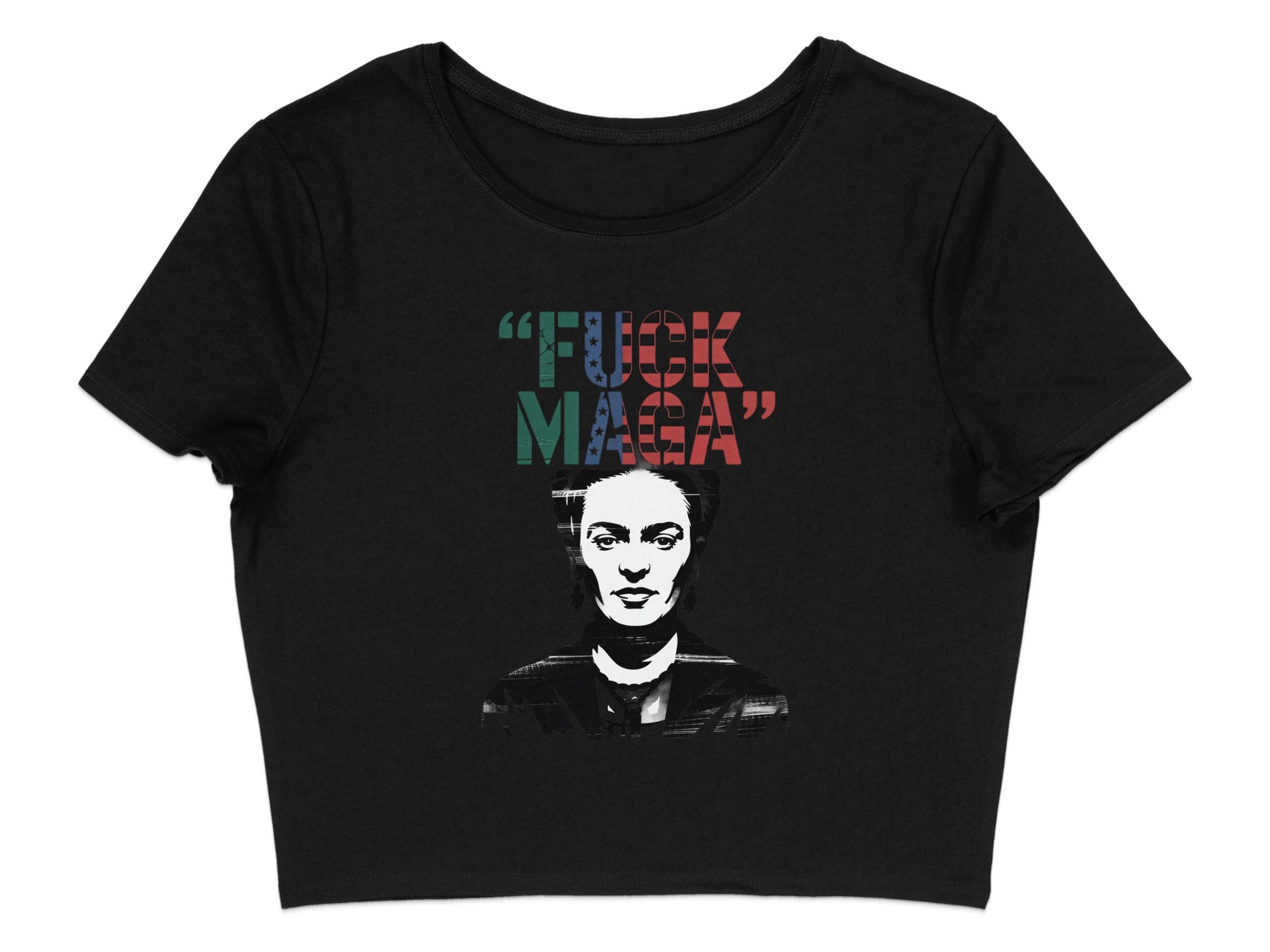 Bold Statement Anti-MAGA Message Graphic T-shirt Product