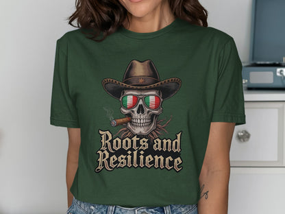 Roots and Resilience Skeleton Graphic T-shirt product type
