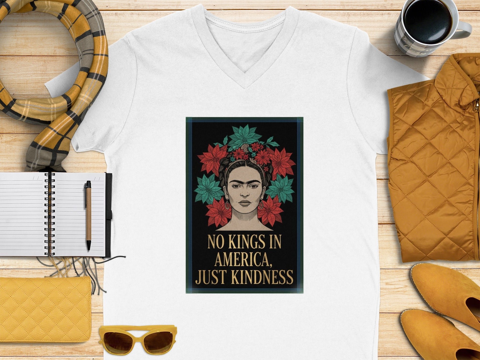 No Kings In America Just Kindness t-shirt