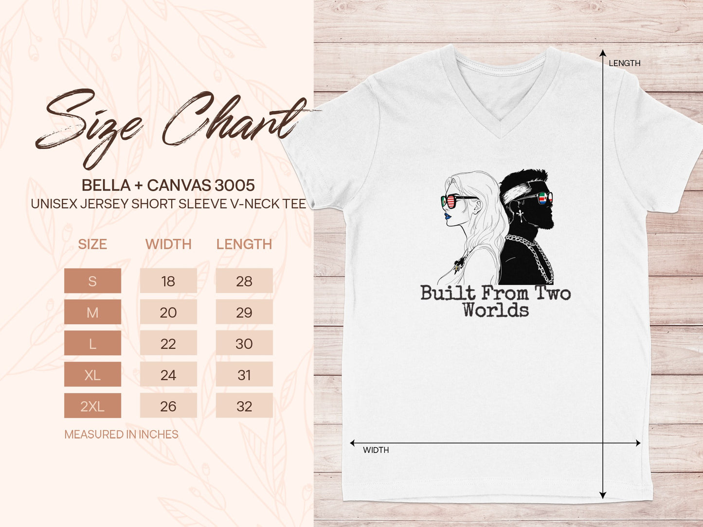 Built From Two Worlds Artistic T-Shirt product type