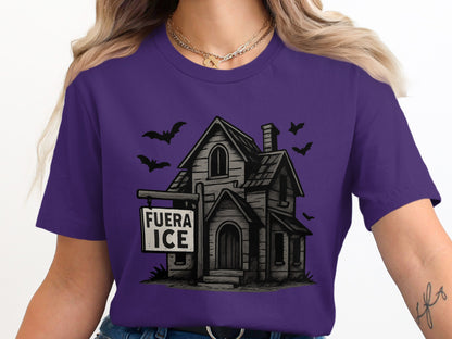 Haunted House Graphic Tee for Halloween product type