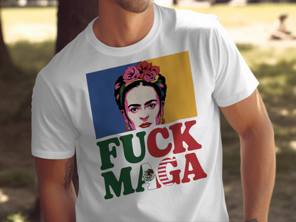 Bold Frida Kahlo FU Graphic Statement Shirt product type