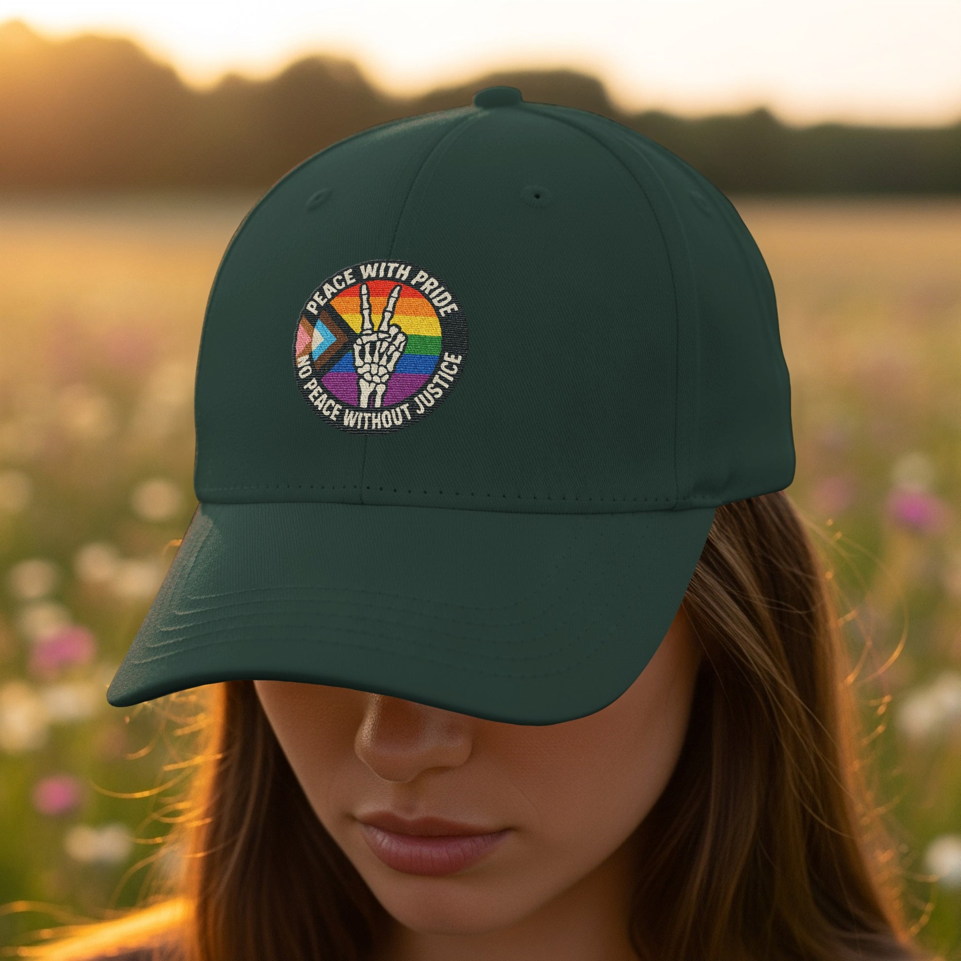 Peace With Pride No Peace Without Justice hat product type