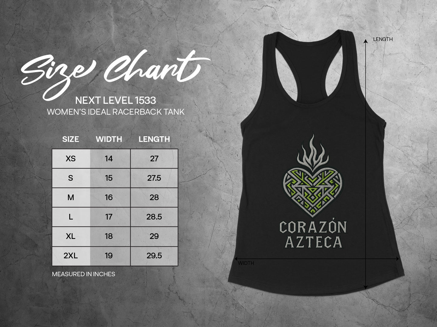 Corazón Azteca Women's Ideal Racerback Tank product