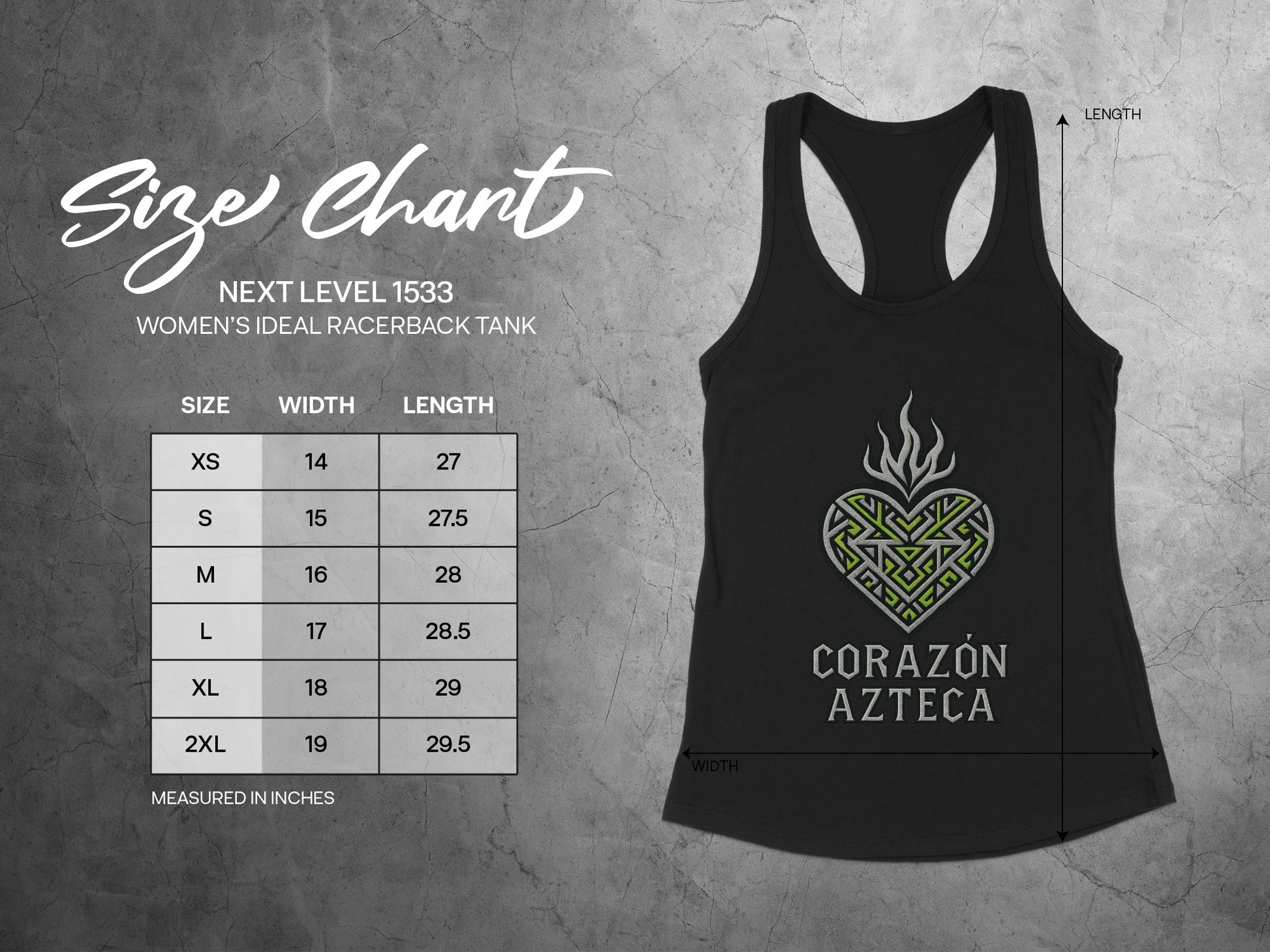 Corazón Azteca Women's Ideal Racerback Tank product