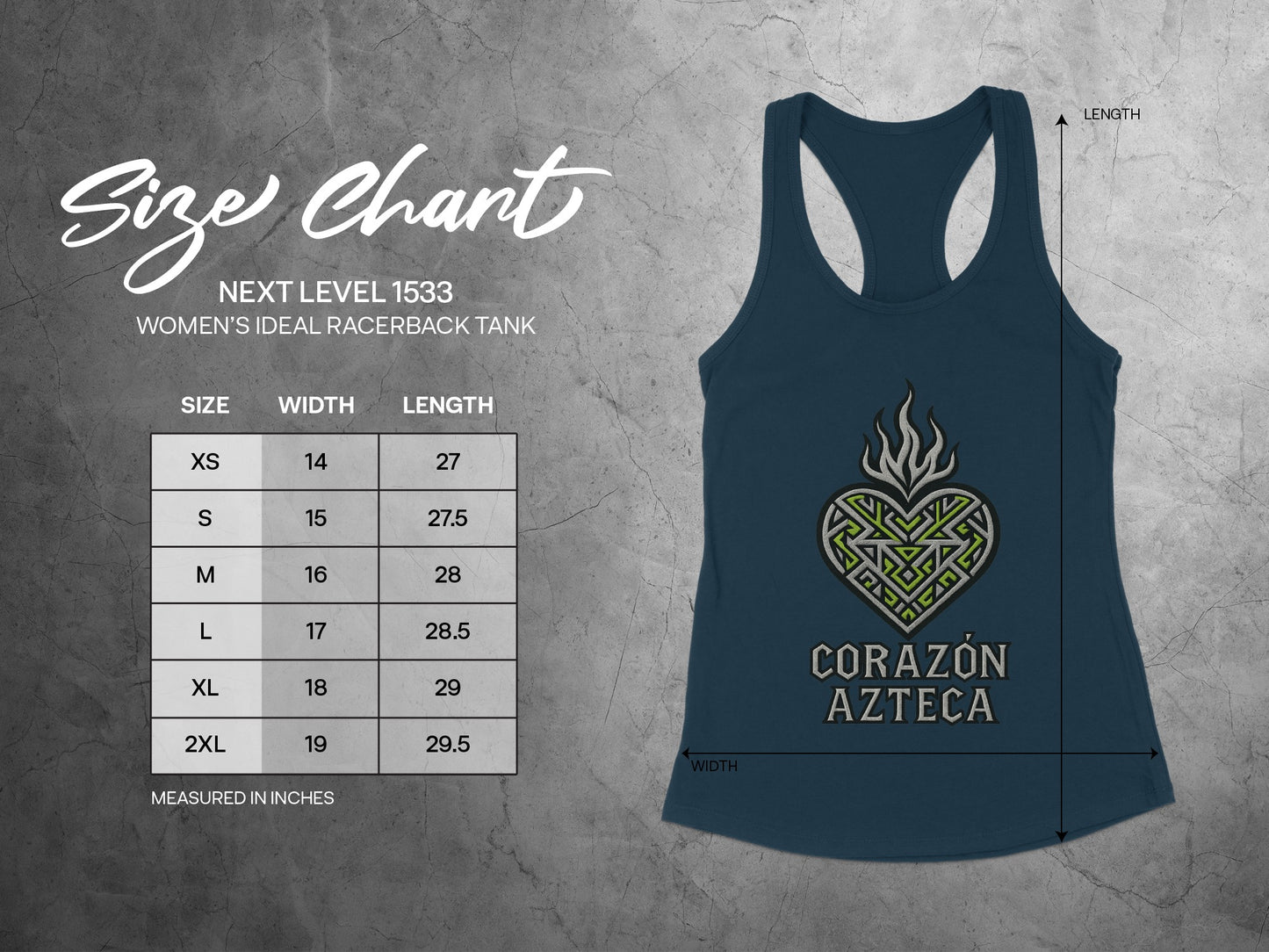 Corazón Azteca Women's Ideal Racerback Tank product