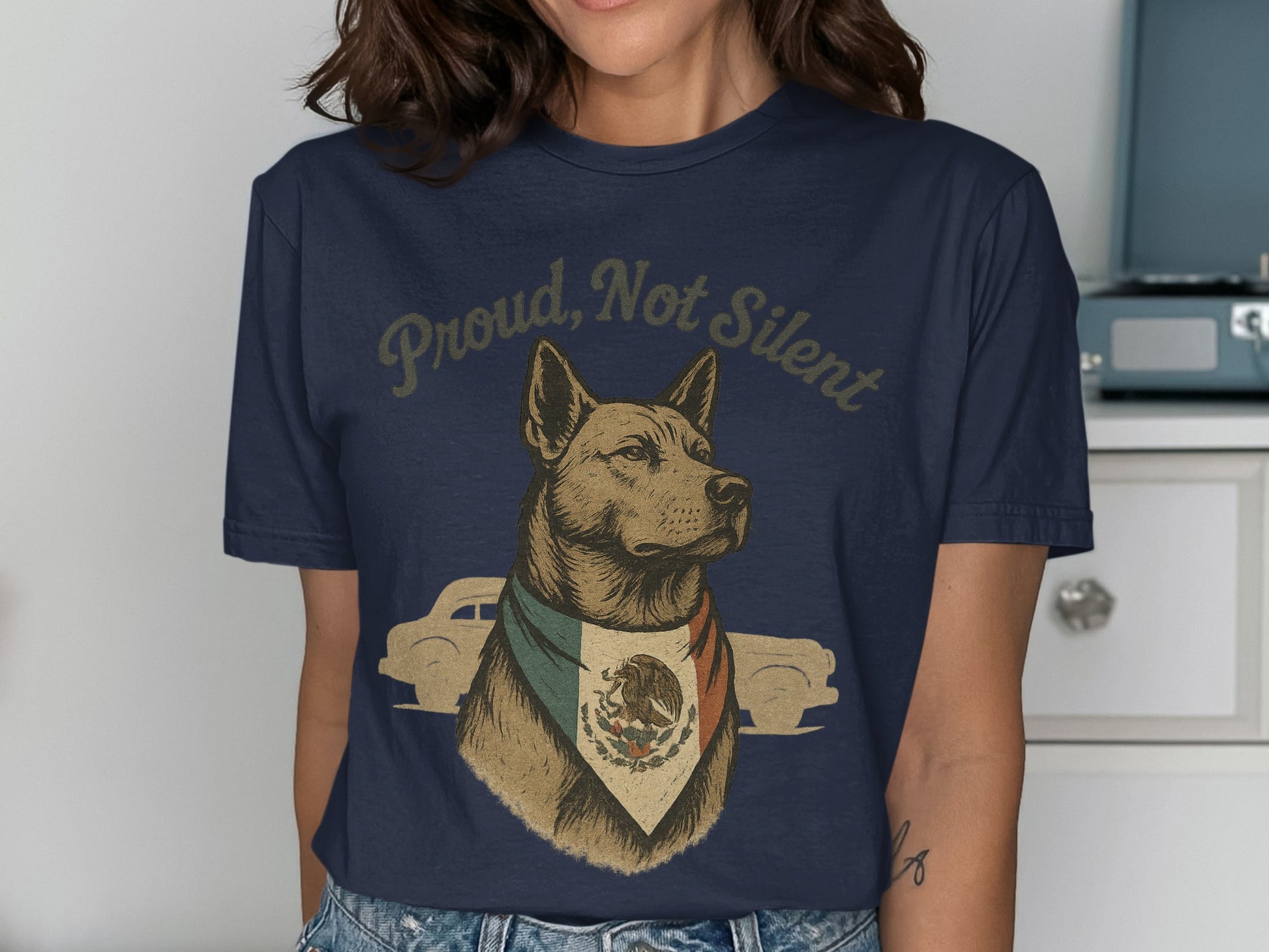 Proud Not Silent Dog Graphic T-Shirt product type