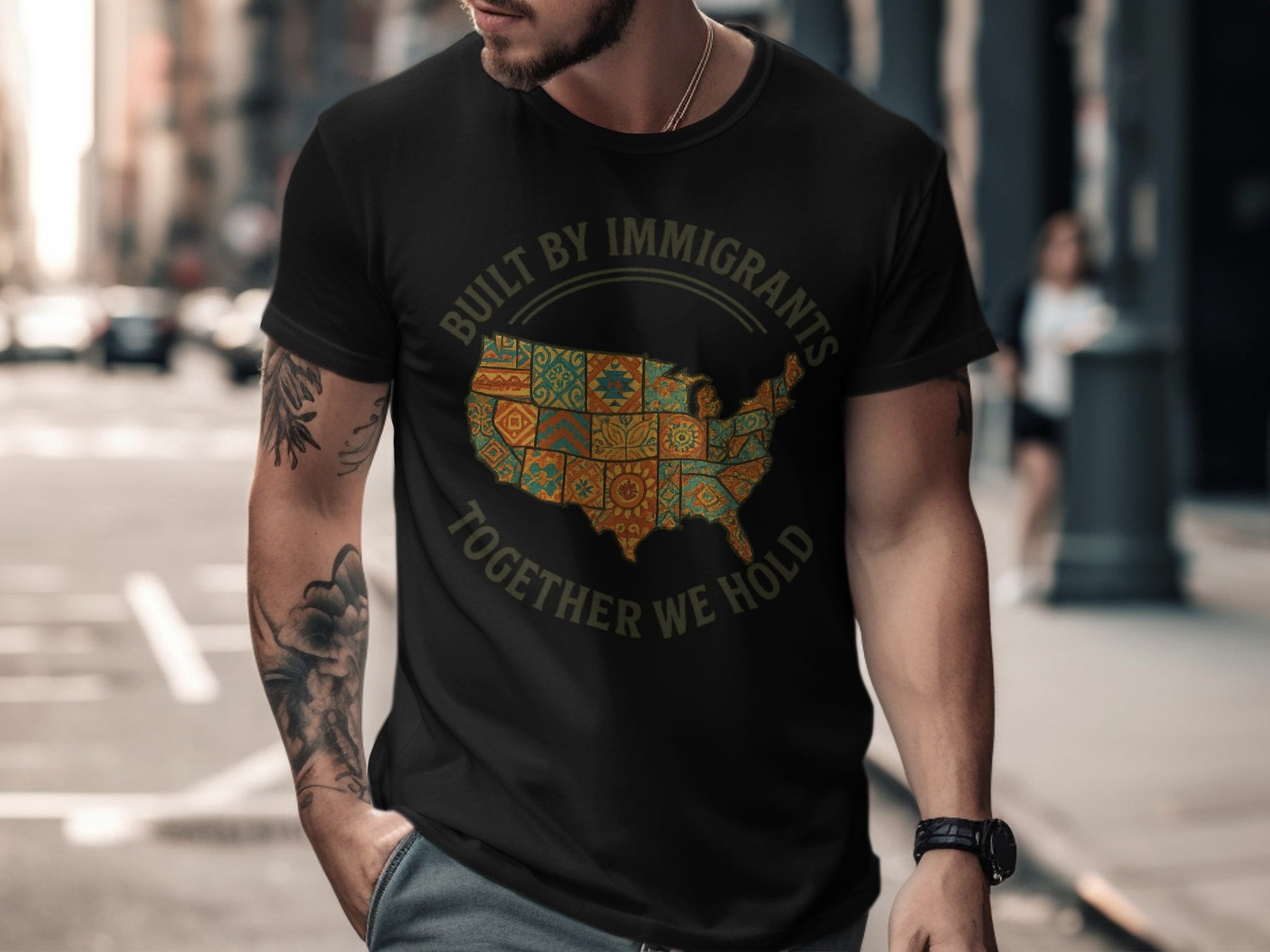 Built by Immigrants Together We Hold T-shirt product