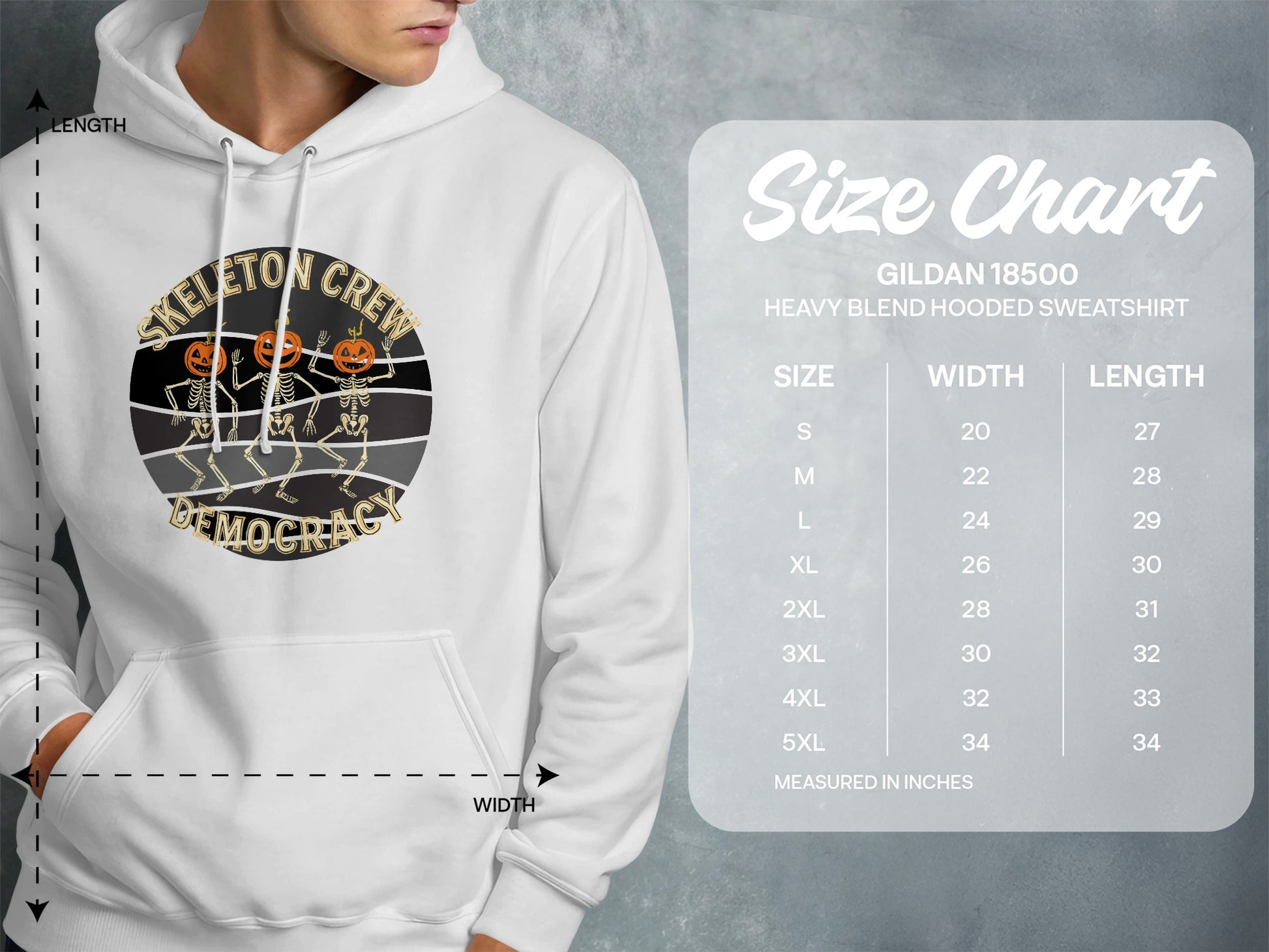 Skeleton Crew Democracy Hooded Sweatshirt product type