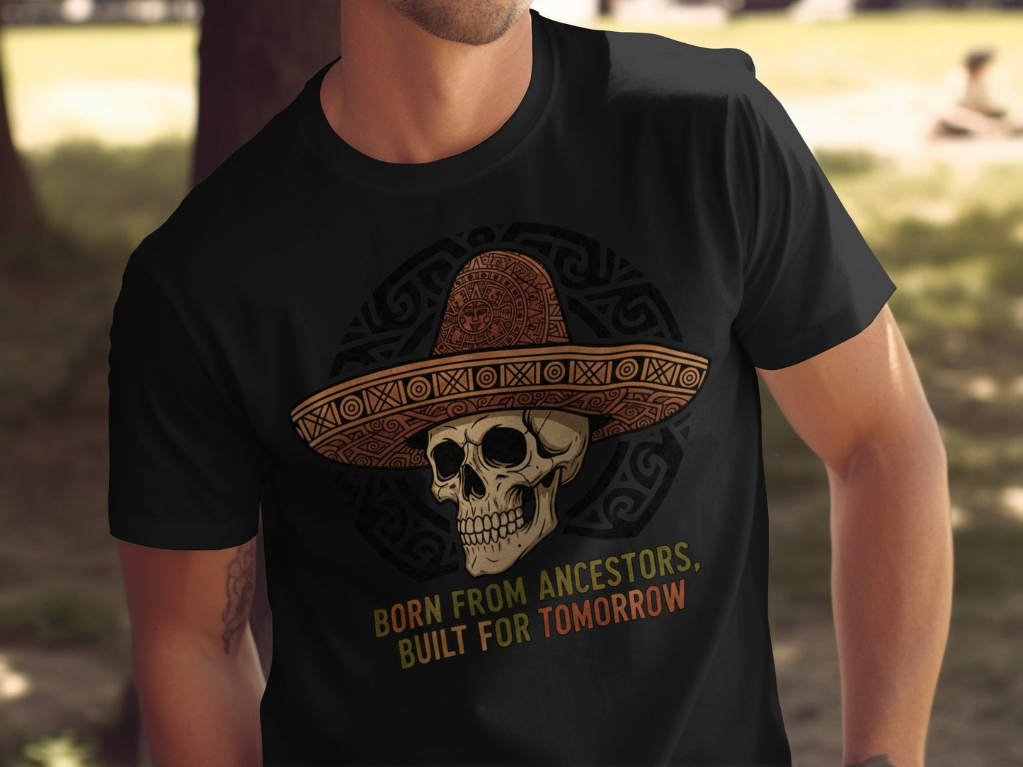 Born From Ancestors Built for Tomorrow Artwork T-Shirt