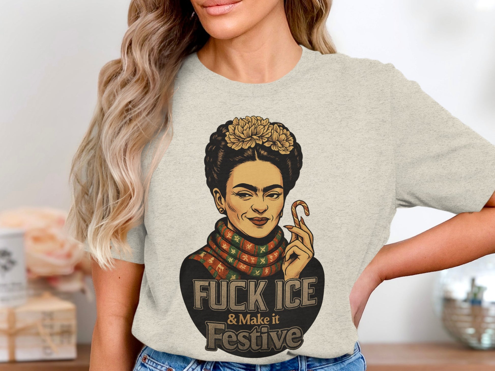 Fuck Ice and Make It Festive Shirt