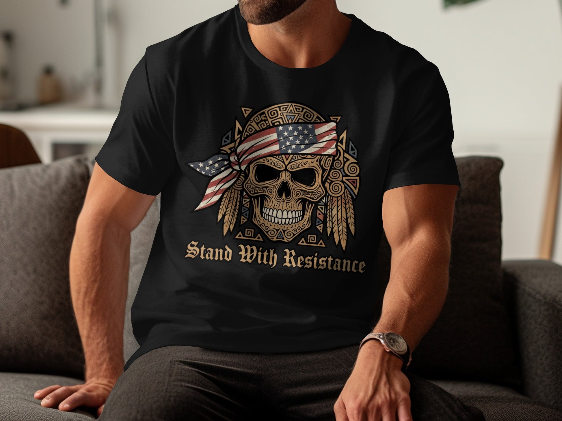 Stand With Resistance Graphic Tee Shirt