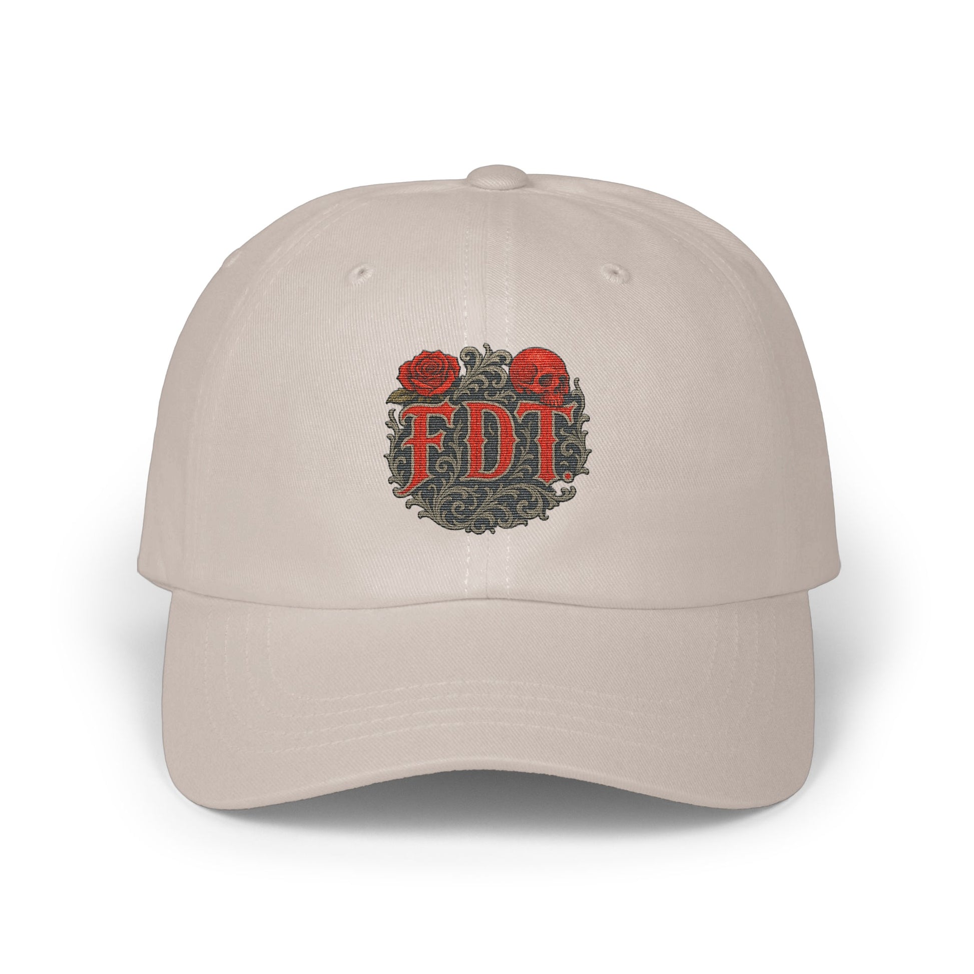 EDT Skull and Roses Graphic Baseball Hat product