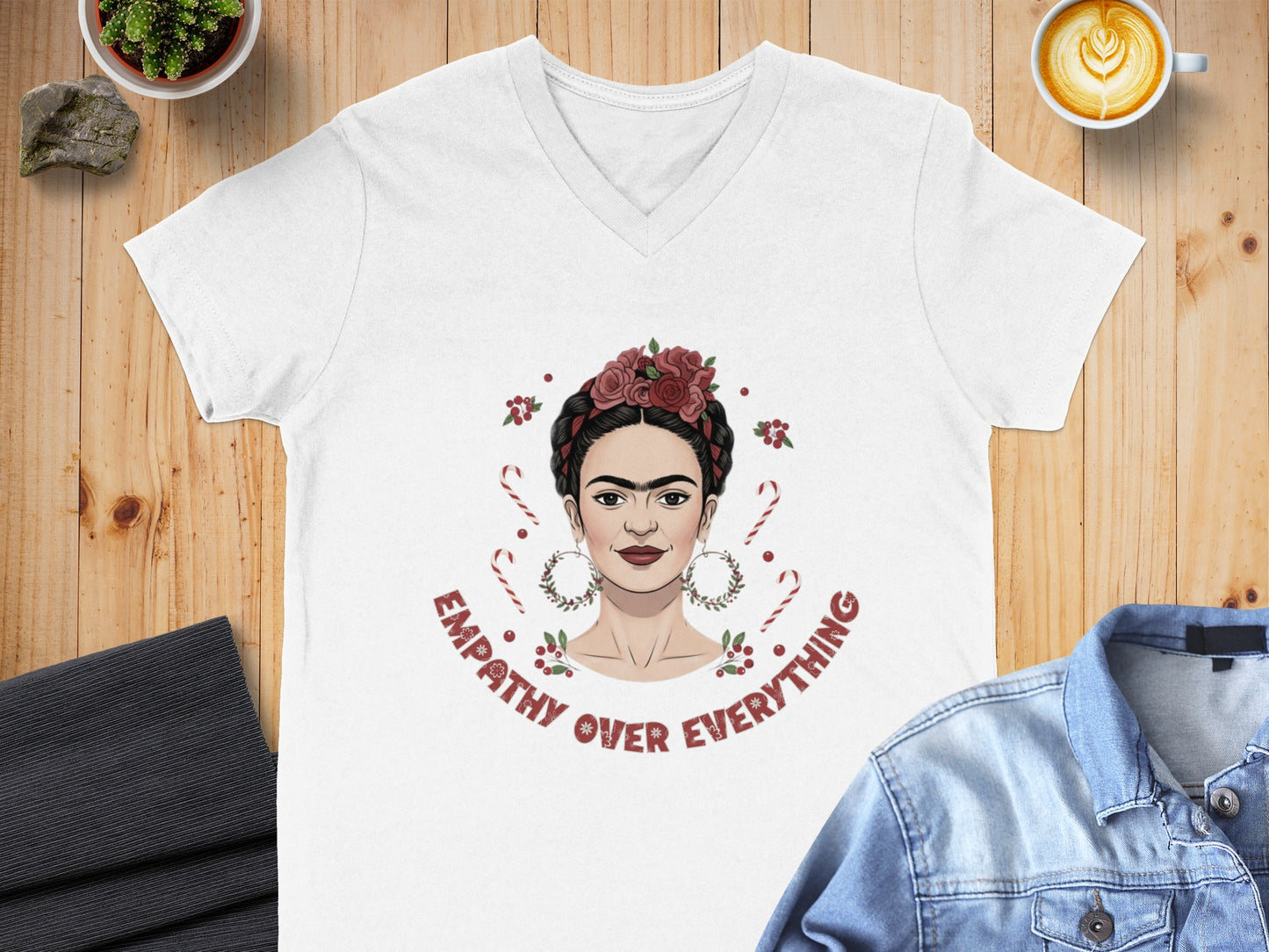 Empathy Over Everything T-shirt with Artistic Design