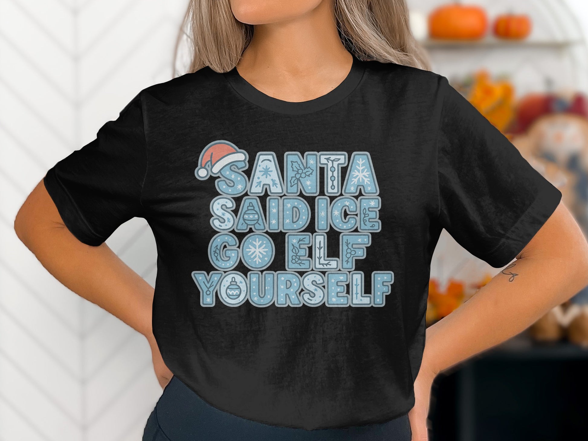 Santa Said Ice Go Elf Yourself Christmas Shirt
