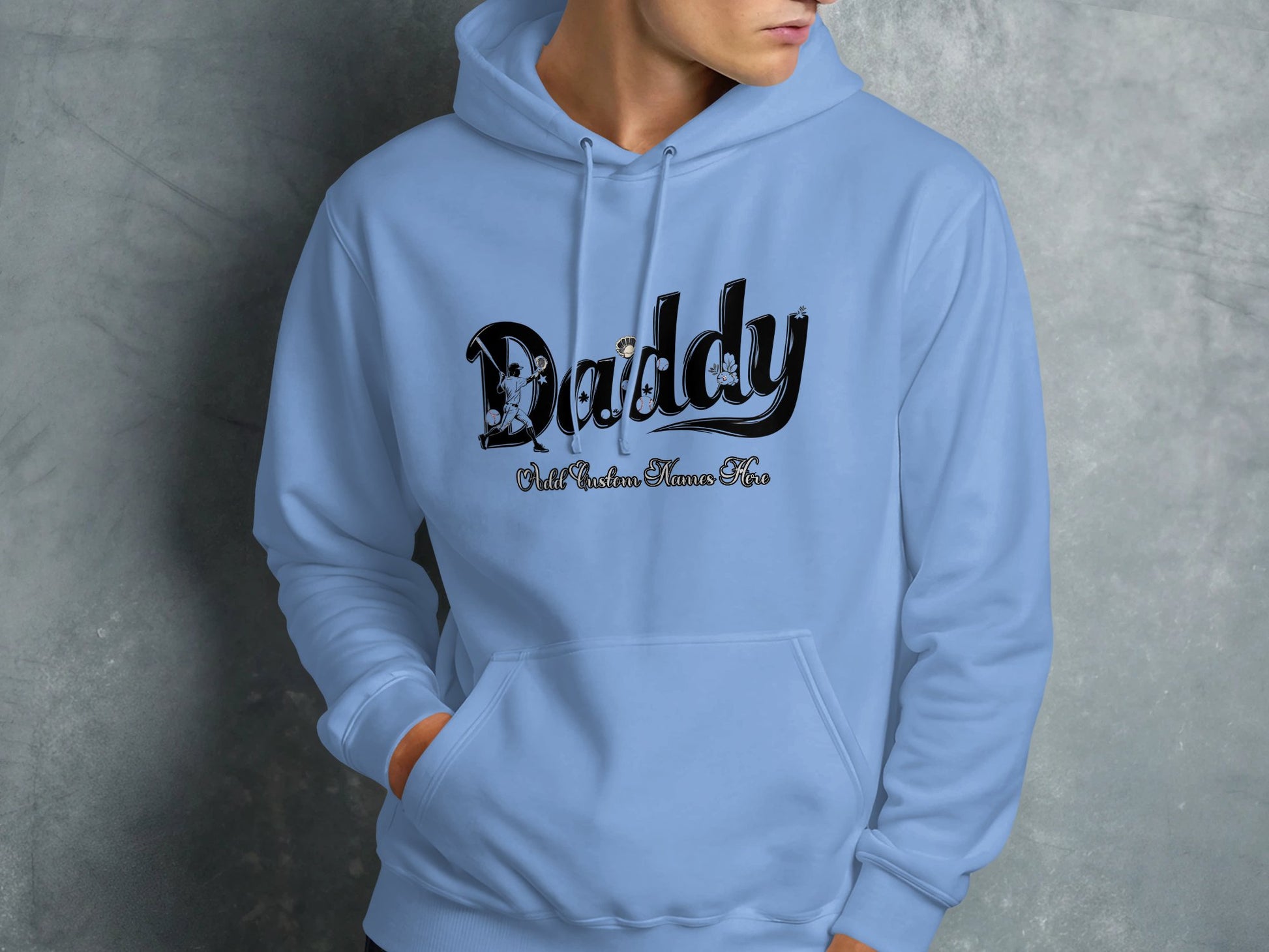 Daddy Old Fashion Letters Style Hoodie product