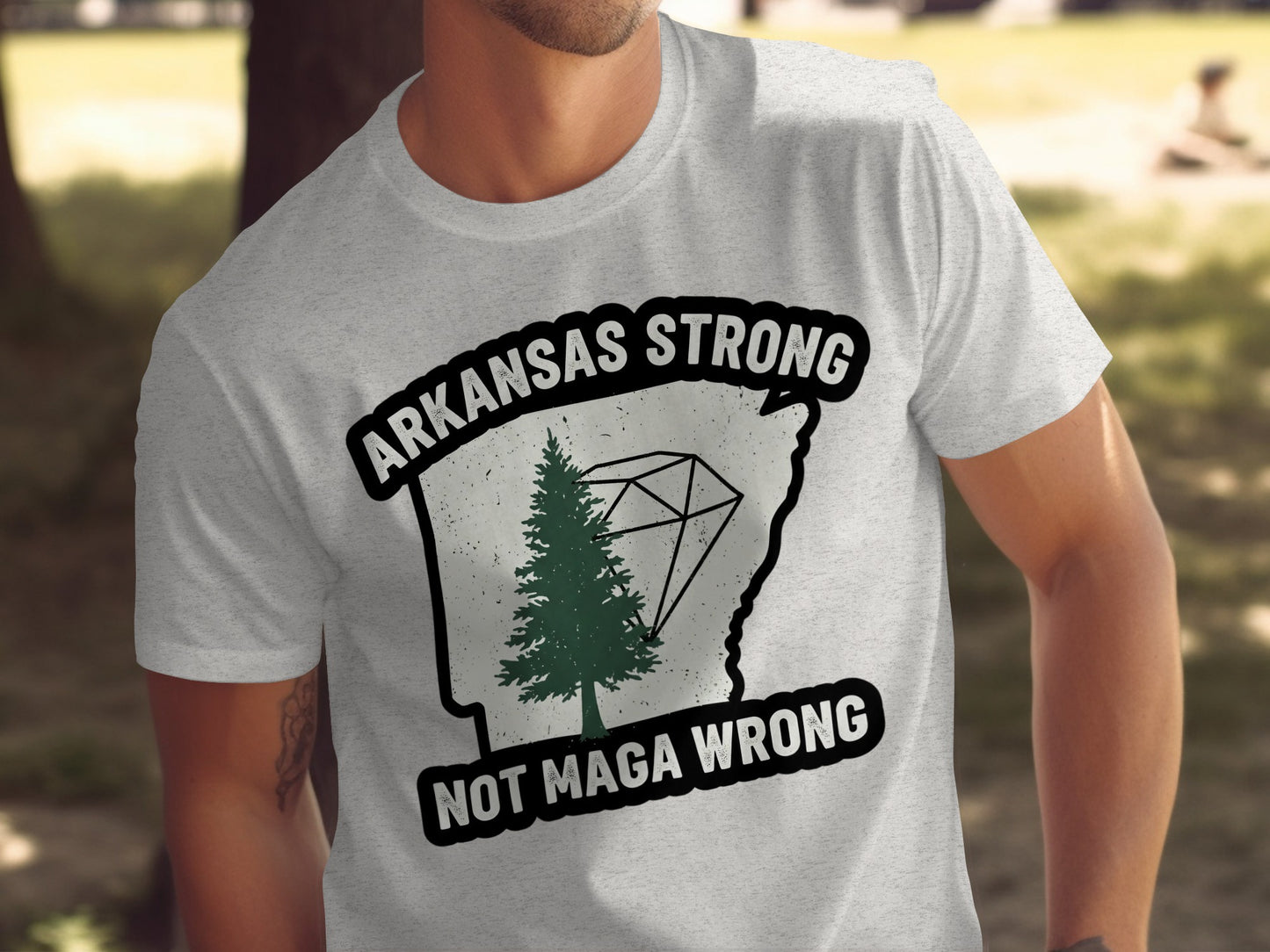 Arkansas Strong Not Maga Wrong  T-shirt product