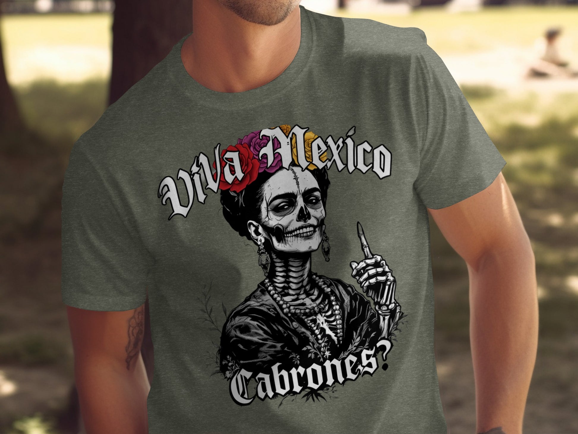 Viva Mexico Cabrones Skeleton Graphic product type