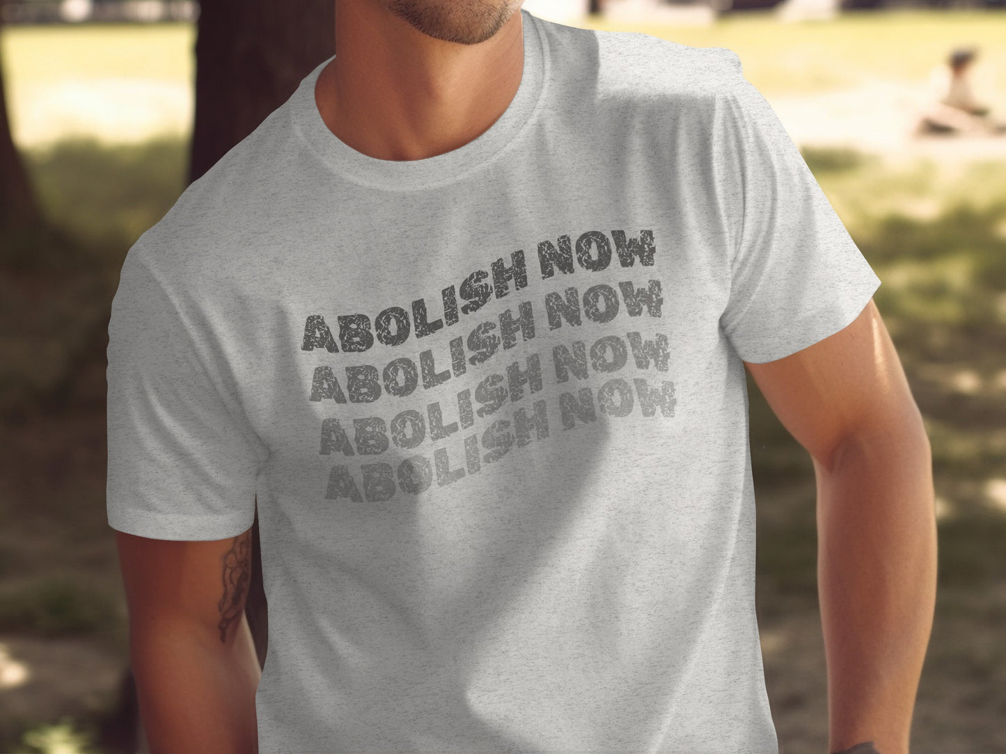 Abolish Now Design Trendy Statement Shirt