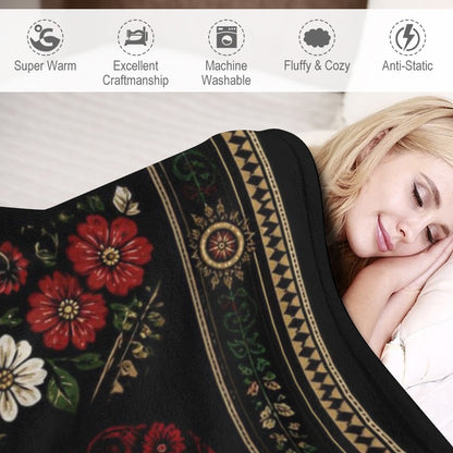Ultra-Soft Flannel Blanket Multiple Sizes