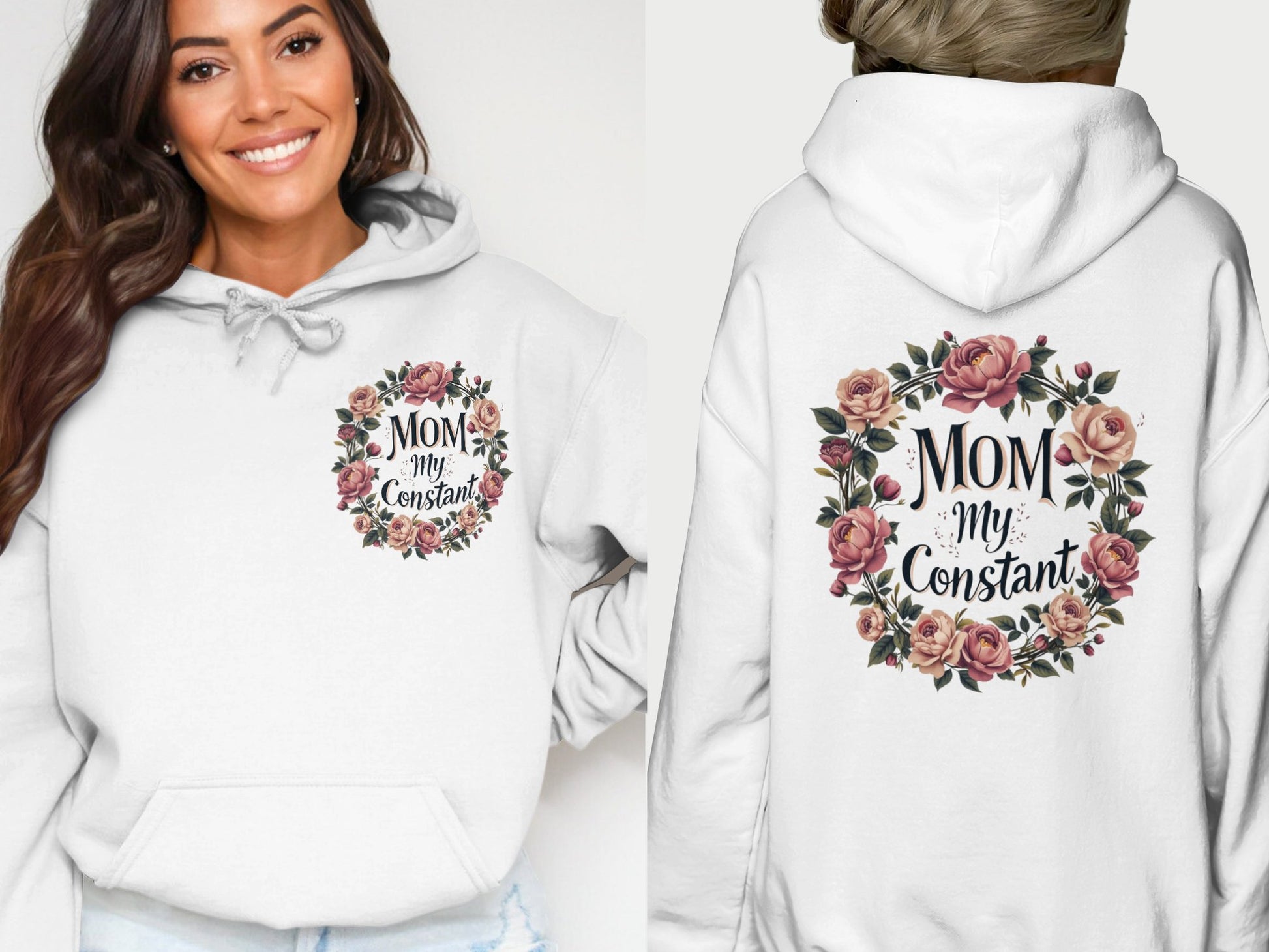 Mom My Constant Floral Hoodie product type