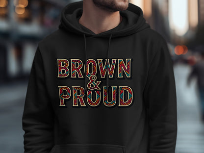 Brown and Proud Graphic Hoodie product