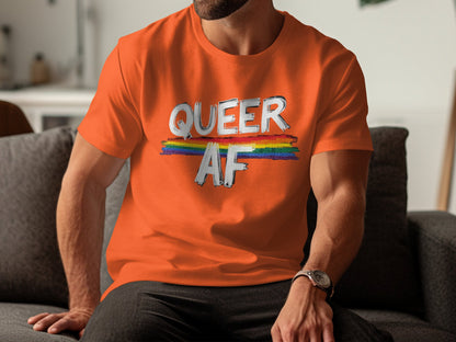 Queer AF Pride Graphic Shirt product
